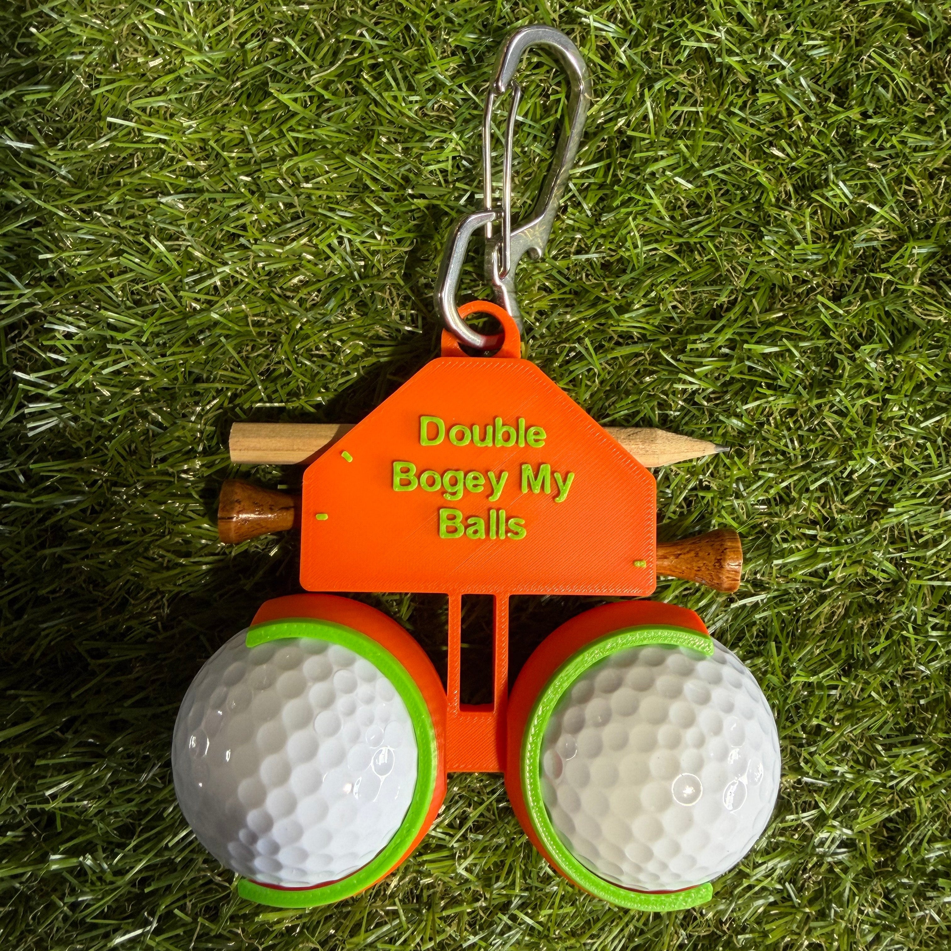 Golf Ball Holder (Double Bogey My Balls)